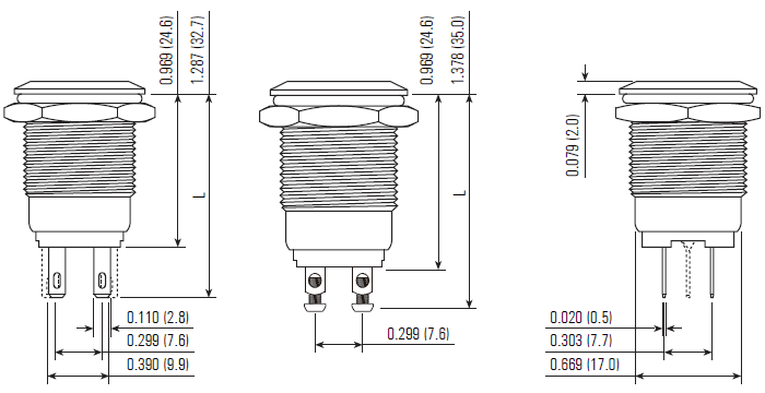Dimensioned